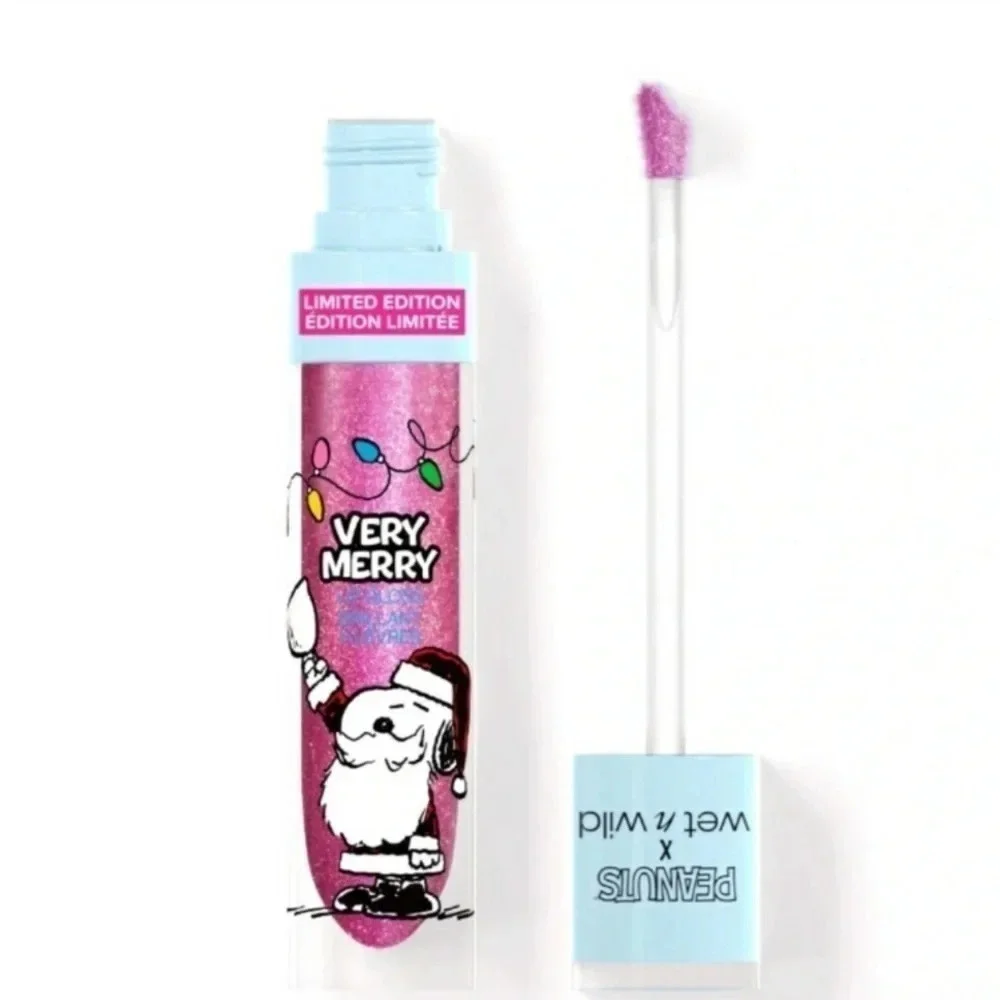 WET N Wild Peanuts Christmas Very Merry Lipgloss Christmas Pageant NEW NIP NWT